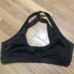 Buffbunny Jacquard Sports Bra in Iron